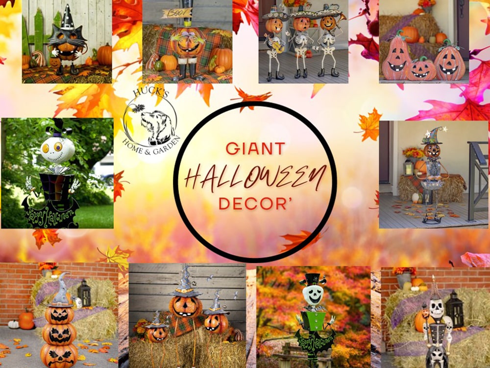 Garder Ideas with Luminary Pumpkins